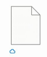 OneDrive Cloud File Icon